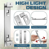 4 Sets of Bird House Brackets, Steel Bird House Mounting Bracket with Screws and Drywall Anchors, Bird Feeder Hanger Bracket Mounting Plate for Securing Bird Houses Nesting Boxes In Australia - Darrahopens
