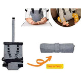 Portable Chair Strap - Travel Dining Seat Cover for Babies & Toddlers | Portable Baby Chair for Travel | Compact, Foldable Baby Seat Cover – Grey In Australia - Darrahopens
