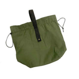 Canvas Drawstring Lunch Bag Insulated Lunch Tote Japanese Style Bento Tote Bag Reusable Lunch Bag with Handle and Drawstring（olive drab） In Australia - Darrahopens