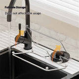 Kitchen Sink Strainer with Filter Mesh Bag, Suction Cup Food Waste Filter Basket, Foldable Washing Vegetables and Fruits Drying Bag Holder (Black Sink Strainer2pcs +100pcs Mesh Bag) In Australia - Darrahopens