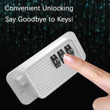 Heavy Duty Combination Refrigerator Lock (2 Pack) - Cabinet Locks Baby Proofing, No Drilling Adhesive Fridge Locks, for Fridge, Cabinets, Drawers, Window and Child Safety Cabinet Lock（white） In Australia - Darrahopens