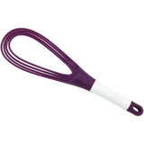 2pcs Kitchen Twist Whisk, 29CM Plastic Flat Balloon Whisk Thick Wire Egg Frother Beater Non Stick Cookware For Cooking Blending Whisking Stirring, Purple+Red In Australia - Darrahopens