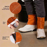 cowhide Welding Spats - Heat and Abrasion Resistant Welding Boot Covers - Shoes Protectors - Welding Gaiters, 1 Pair In Australia - Darrahopens