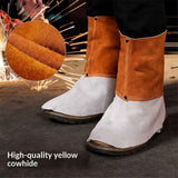 cowhide Welding Spats - Heat and Abrasion Resistant Welding Boot Covers - Shoes Protectors - Welding Gaiters, 1 Pair In Australia - Darrahopens