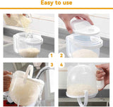Hands free rice washing device Quick Rice Washer-Food Cleaning Machine - Washes Rice, Grains, Beans, Fruit Vegetables In Australia - Darrahopens