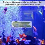 2 Pack Betta Fish Acrylic Tube Tunnel,Betta Fish Leaf Pad Simulating The Natural Habitat for Betta Spawning Grounds Breeding Resting Bed，Fish Shelter Hideaway