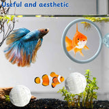 2 set Enrichment Toys with Filter Ball set, Turtle Water Cleaner Ball, Aquarium Feeding Ring with Balls, Betta Fish Toy, Aquatic Turtle Enrichment Toy, Tortoise Supplies (729mm) In Australia - Darrahopens