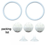 2 set Enrichment Toys with Filter Ball set, Turtle Water Cleaner Ball, Aquarium Feeding Ring with Balls, Betta Fish Toy, Aquatic Turtle Enrichment Toy, Tortoise Supplies (729mm)