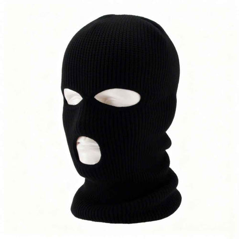 2pcs 3 Hole Winter Knitted Mask, Full Face Cover Ski Scarf Mask Warm for Adult Skiing, Motorcycle,Wind Protection In Australia - Darrahopens