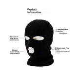 2pcs 3 Hole Winter Knitted Mask, Full Face Cover Ski Scarf Mask Warm for Adult Skiing, Motorcycle,Wind Protection In Australia - Darrahopens