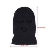2pcs 3 Hole Winter Knitted Mask, Full Face Cover Ski Scarf Mask Warm for Adult Skiing, Motorcycle,Wind Protection In Australia - Darrahopens