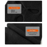 2pcs 3 Hole Winter Knitted Mask, Full Face Cover Ski Scarf Mask Warm for Adult Skiing, Motorcycle,Wind Protection In Australia - Darrahopens