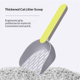 2 pack Easy to Clean Sifting Litter Scoop Shovel,Cat Litter Cat Poop Tool High-Grade ABS Plastic Cat Litter Scoop is Durable (Green) In Australia - Darrahopens