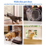 Ultra Clear Pet, Cat and Dog Door with Locks for Screens, Glass Doors and Windows up to Small, transparent In Australia - Darrahopens
