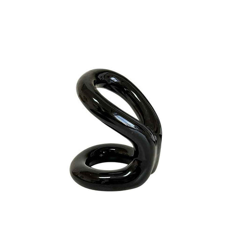 Handmade Ceramic Holder Stand for Toothbrushes, Makeup Brushes, and Pens - Minimalist Design for Bathroom Vanity and Countertops Decor (Black) In Australia - Darrahopens