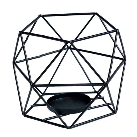 Candle Holder Tealight Holders - 2 Pcs Black Candle Holders for Tea Light & Pillar Candles， Geometric Table Decor for Wedding Party Centerpieces Birthday Gifts In Australia - Darrahopens