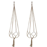 4 pack Hemp Rope Plant Hanger Hanging Planter 47.2 Inch for Plant Pot, Without Pot and Plant (Light Brown-Hemp) In Australia - Darrahopens