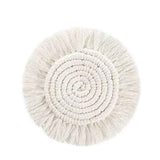 4 pack Coasters Woven Boho Handmade Placemats, for Desk Table Kitchen Dining Room Drink Picnic Housewarming Home Decor Rattan In Australia - Darrahopens