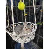 Cat Hammock Bed,Handwoven Hanging Cat Bed with Hanging Kit for Indoor Outdoor Home Decor Ceiling Catio Swing for Playing Sleeping Climbing and Lounging(30*100cm) In Australia - Darrahopens