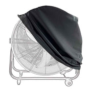 Industrial Fan Cover, 210D Oxford Heavy Duty Outdoor Fan Cover, Waterproof & Dustproof Cover Fits Up to 24" High-Velocity Movement Drum Fan All-weather Protection