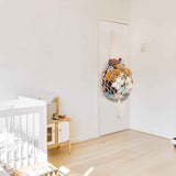 Novel Stuffed Animal Hammock Corner Hanging Net for Stuff Aniaml Storage Toy Display Plush Toy Holder-Perfect for The Tiny Space Walls（only bag）