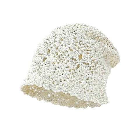 Women Cotton Crochet Slouchy Beanie Hat Handmade Knit Cap, Crochet Travel Photography Knitted Hat Beige In Australia - Darrahopens