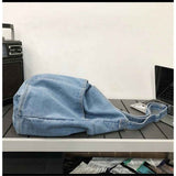 Denim Shoulder Bag Casual Tote Bag Large Handbag Jean Purse for Women,Casual Retro Aesthetic Crossbody Bag Handbag In Australia - Darrahopens