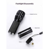 2 Packs Bike Light Set Super Bright Focus Adjustable Front Headlight and Rear LED Mountain Bicycle Light, Mount Included（Battery not included） In Australia - Darrahopens