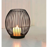 Large iron Candle Holder - Outdoor Lanterns for Patio - Iron Candle Holder - Decorative Candle Holders for Pillar Candles - Table Candles Holders Decor - Iron Candle Stands - Candles Holder In Australia - Darrahopens