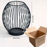 Large iron Candle Holder - Outdoor Lanterns for Patio - Iron Candle Holder - Decorative Candle Holders for Pillar Candles - Table Candles Holders Decor - Iron Candle Stands - Candles Holder In Australia - Darrahopens