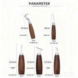 Wood Carving Kit Kit Wood Carving Tools Set for DIY Crafts for Wood DIY Beginners,Carving Kit for Beginners (Brown) In Australia - Darrahopens