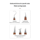 Wood Carving Kit Kit Wood Carving Tools Set for DIY Crafts for Wood DIY Beginners,Carving Kit for Beginners (Brown) In Australia - Darrahopens
