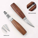 Wood Carving Kit Kit Wood Carving Tools Set for DIY Crafts for Wood DIY Beginners,Carving Kit for Beginners (Brown) In Australia - Darrahopens