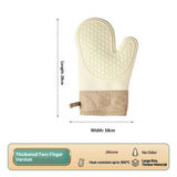 1 pair of Silicone Oven Mitts，Heat Resistant up to 572°F, Oven Gloves with Soft Lining, Non-Slip Kitchen Essentials, Kitchen Gadgets, Apartment Essentials, Great Gift for Cooking (beige-1pair) In Australia - Darrahopens