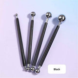 2 set DIY Cake tools, 4Pcs Ball Baking Fondant Cake Tools Stainless Steel Head Pen for Sugar Flower（black） In Australia - Darrahopens