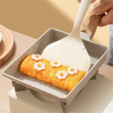 2 pack Spatula，Nonstick Pancake Shovel，Silicone Omelette Spatulas for Egg, Cookie, Omelette, Fish, Burgers (White) In Australia - Darrahopens
