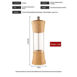 Pepper Mill, Pepper Grinder Set, Body Refillable Mills 1pcs, Adjustable Salt Grinder Shaker for Home,Kitche,Exquisite Appearance also Suitable for Restaurant Decoration In Australia - Darrahopens