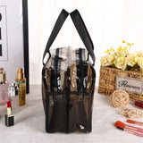 Clear Toiletry Bag for Women Men, Portable Large Travel Makeup Bag, Waterproof & Draining Transparent Cosmetic Bag In Australia - Darrahopens