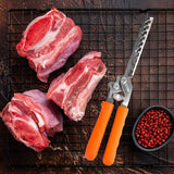 Rib Membrane Removal Tool - High Duty Premium Stainless Steel BBQ Prep Kit for Effortless Grilling, Membrane Remover for Ribs（orange） In Australia - Darrahopens
