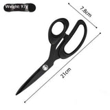 2 pack Left-Handed Scissors for Adults, 8 Inch Coating with high carbon steel Blade, for Dressmaking, Leather Professional Sewing Fabric, Crafting and Home General Use, Black In Australia - Darrahopens