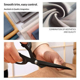 2 pack Left-Handed Scissors for Adults, 8 Inch Coating with high carbon steel Blade, for Dressmaking, Leather Professional Sewing Fabric, Crafting and Home General Use, Black In Australia - Darrahopens