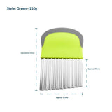 2 pack Crinkle Cutter for Veggies Potato Cutter for Fries, Stainless Steel Blade, Potato Slicer French Fry Crinkle Cutter, Crinkle Chopper Wavy Cutting Tool for Potatoes Carrots Cucumbers In Australia - Darrahopens