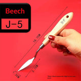 Paint Knife Set - 10pcs Stainless Steel Spatula Palette Knife Painting Tools Knives Wood Handle with Different Shapes and Sizes for Oil Painting, Acrylic Mixing In Australia - Darrahopens