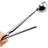 4 Pack of Coffee Scoops, stainless steel measuring scoop, with coffee bag clip, suitable for ground coffee, espresso beans, milk powder, protein powder In Australia - Darrahopens