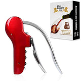 Professional Zinc Alloy Wine Opener Corkscrew Built-in Foil Cutter Premium Lever Corkscrew Waiter Wine Opener Kit Bottle Opener In Australia - Darrahopens