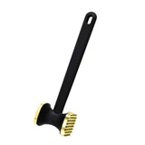 2 pack Meat Tenderizer Tool, Double Side Meat Hammer Tenderizer With Comfort-Grip Handle Heavy Duty Manual Hammer Mallet Tool for Steak Chicken and Pork(Black+golden) In Australia - Darrahopens