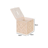 Tissue Box Cover Square Open-Bottom Tissue Box Holder Boho Decor Tissue Organizer Bohemian Handmade Woven Tissue Cube Box for Bathroom Bedroom Dresser Living Room Office Dorm, beige In Australia - Darrahopens
