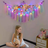 Stuffed Animals Net or Hammock, Toy Hammock Hanging Stuffed Animals Storage Organizer Holder Room Décor for Nursery Kids Bedroom（only bag,without LED strip） In Australia - Darrahopens