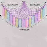 Stuffed Animals Net or Hammock, Toy Hammock Hanging Stuffed Animals Storage Organizer Holder Room Décor for Nursery Kids Bedroom（only bag,without LED strip） In Australia - Darrahopens