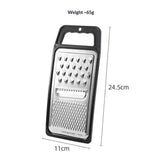 Chef Aid Grater Frame, black, Rectangular, Non-Slip, Multifunction Tool for Kitchen Prep（24.5 x 11cm） In Australia - Darrahopens